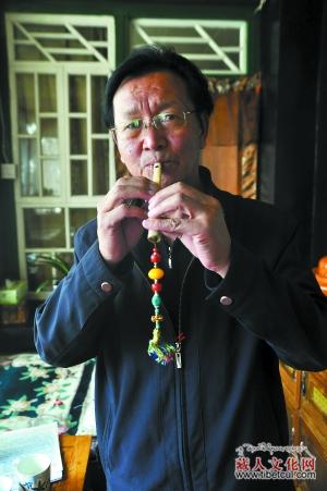 次旦：这全西藏第一支音阶完整的鹰笛