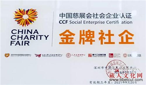 迦入文化公司获中国慈展会社会金牌企业认证