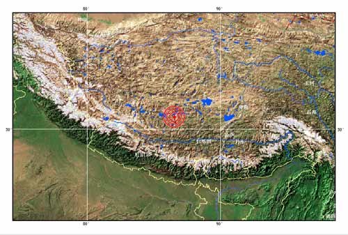 西藏自治区那曲地区尼玛县发生里氏5.0级地震