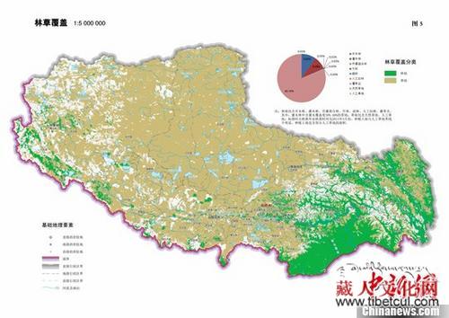 地理普查：西藏林草面积超其土地面积半数以上