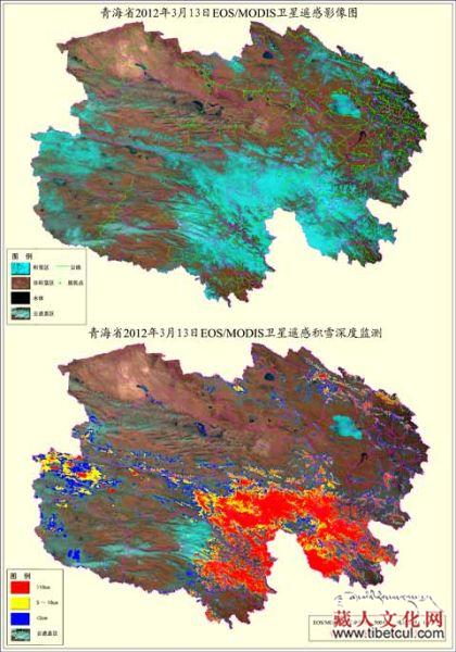 青海近两成土地被积雪覆盖——玉树果洛积雪深超十厘米