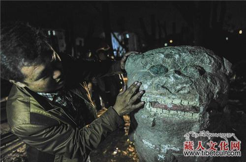 石狮子“朵森格”亮相清政府驻藏大臣衙门陈列馆