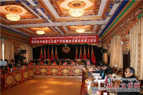 天祝县开展国家级非物质文化遗产华锐藏族民歌传承演习活动