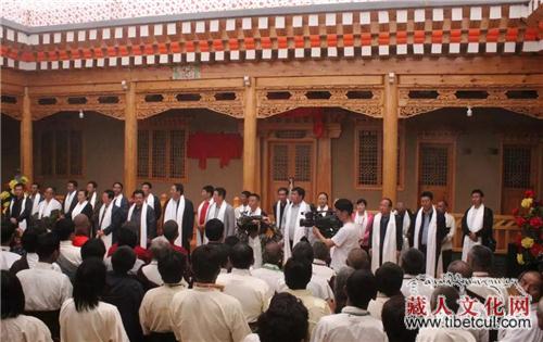 著名藏族书法家毛兰木嘉措故居博物馆甘肃夏河开馆