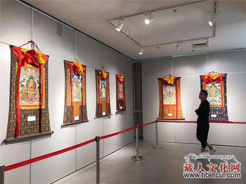 湘藏两地文化交流 唐卡暨民族手工艺展在长沙开幕
