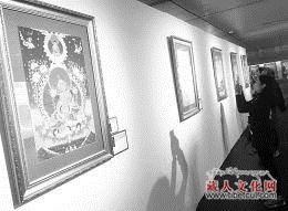 西藏新生代精品唐卡展在山西省太原美术馆开展