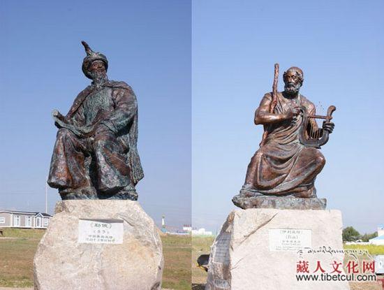 十二部世界史诗代表雕塑落座青海湖景区诗歌广场
